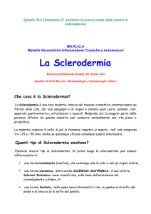 Che cosa è la Sclerodermia - parrocchia ss. trinitá a villa chigi