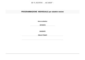 Scheda Monit. Programmazione - E.Ruffini