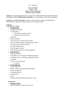I.S.I. “G. Bruno” Sede: LS Budrio Classe: 1B Docente: Silvana
