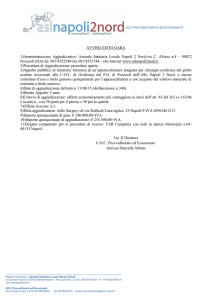 Esito di gara - ASL Napoli 2 Nord