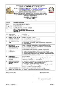 classe 3^l - ISISS Antonio SANT`ELIA