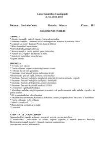 Scienze 2I - Liceo Caccioppoli