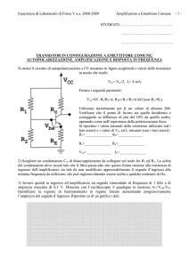 ESERCITAZIONE DI LABORATORIO DI FISICA III