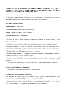 bando assunzione