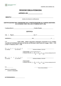 modulo certificazione esenzione diabete-neoplasia