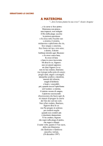 Poesie per mia madre