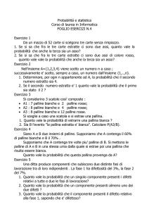 Calcolo delle Probabilità / I modulo