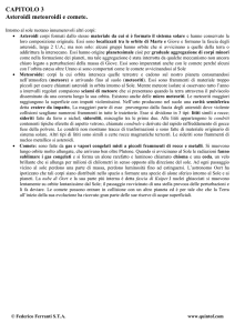 Asteroidi meteoroidi e comete