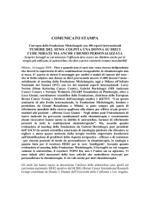COMUNICATO STAMPA
