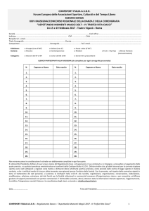 Modulo Iscrizione “Aspettando Momenti Magici