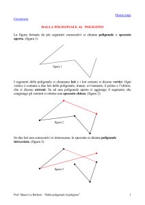 Dalla poligonale al poligono