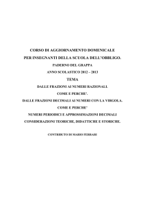 relazione - Centro Morin