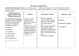 Alterazione dell`immagine corporea