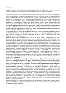 Recensione Da pochi giorni è uscito un libro di Allen Frances