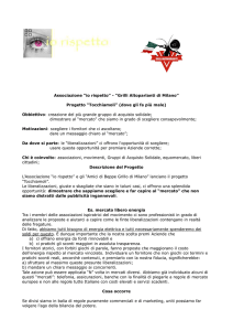 Associazione “io rispetto” - “Grilli Altoparlanti di Milano” Progetto