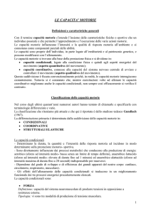 capacità motorie