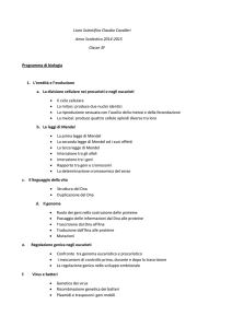 Liceo Scientifico Claudio Cavalleri Anno Scolastico 2014