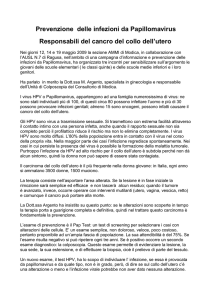 Prevenzione delle infezioni da Papillomavirus