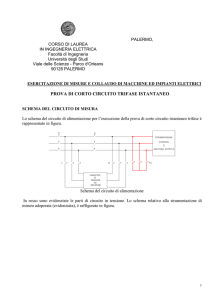 15.1 Prova di cortocircuito istantaneo