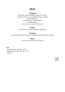 MENU - OTA Abruzzo