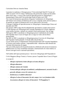 Curriculum Vitae Dott.sa Dama Annarita