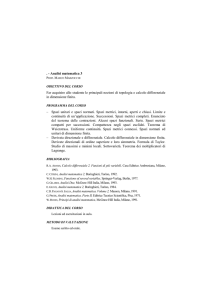 Analisi matematica 3