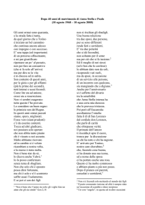 Quarant`anni di matrimonio!