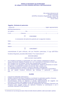 modello predisposto - Ufficio Scolastico Regionale Piemonte