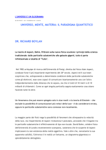 L`universo e` un ologramma