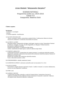 Scienze Programma svolto VD