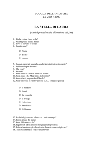 La Stella di Laura – schede didattiche