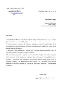 Nella lettera inviata