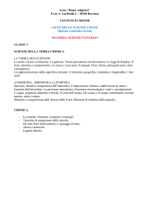 Scienze - Liceo Classico "Dante Alighieri"