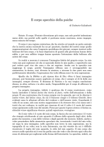 Il corpo specchio della psiche