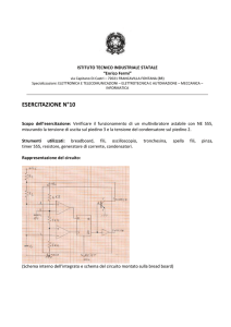 Verifica sperimentale del funzionamento di un