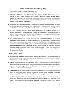 PARTE 7 u 2 l`età della restaurazione