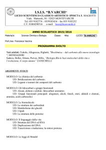I.S.I.S. “B.VARCHI” LICEO SCIENTIFICO-CLASSICO