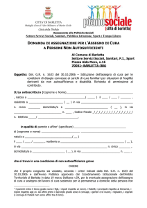 scarica il modello di domanda