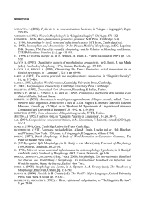 Bibliografia - Anna M. Thornton