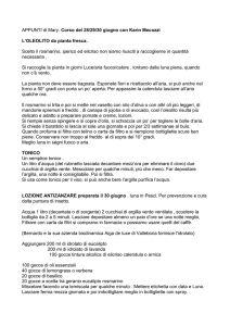 APPUNTI di Mary - Associazione Pedagogica Steineriana Vallebona