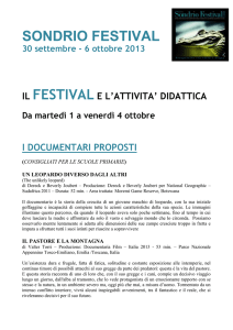 SONDRIO FESTIVAL