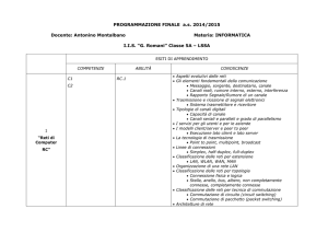 PROGRAMMAZIONE INIZIALE a