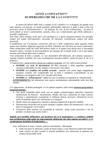 no !!!! lenti a contatto