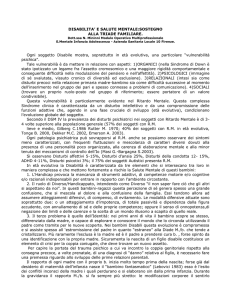 disabilita` e salute mentale:sostegno