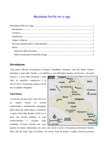 Mezzaluna fertile ieri e oggi