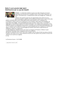 Batte il cuore grande degli alpini