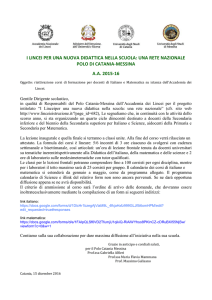 PROPOSTA LINCEI_Formazione docenti