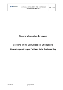 Gestione online Comunicazioni Obbligatorie