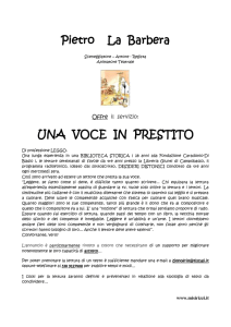 una voce in prestito