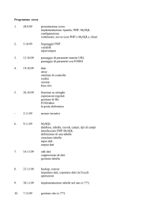 Programma corso